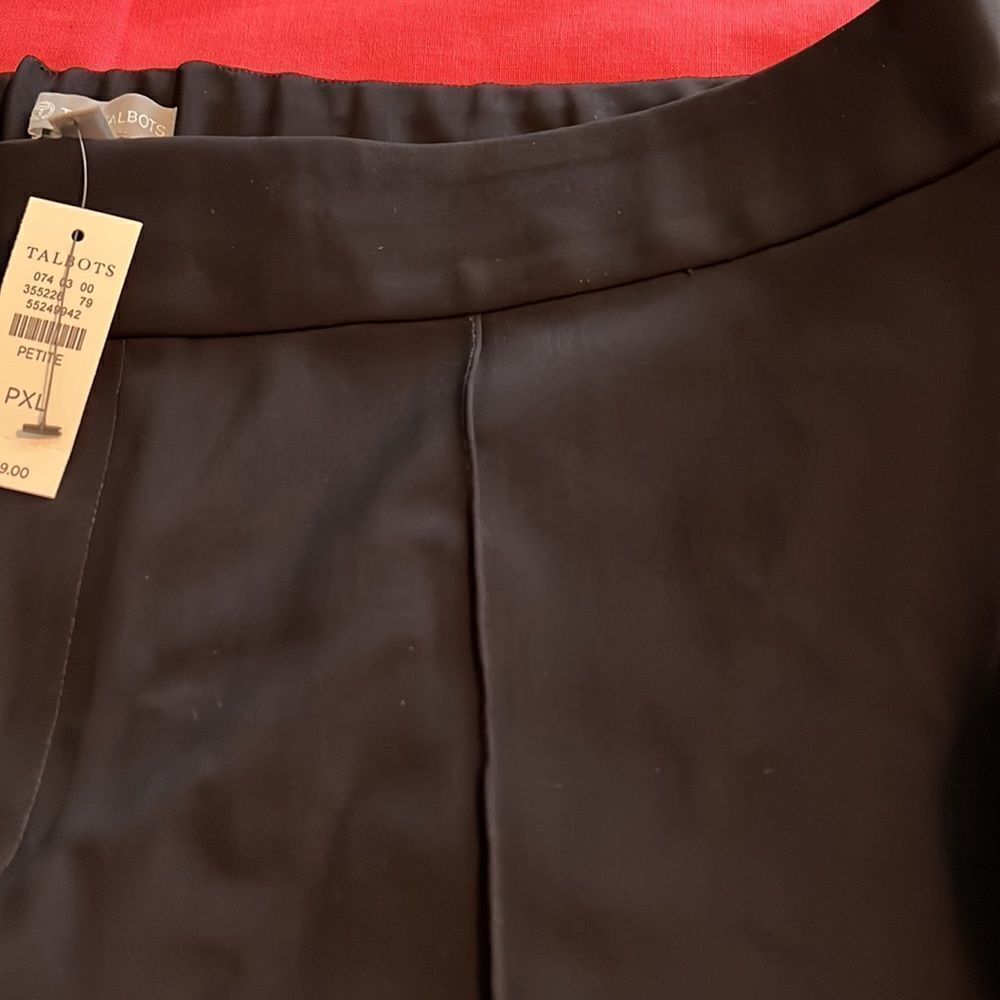 TALBOTS T BY TALBOTS black pants. Petite extra large. New with tags. - Picture 4 of 8